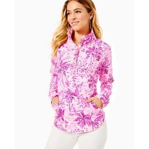 Lilly Pulitzer UPF 50 Captain Round Hem Popover Sweater Sz XS